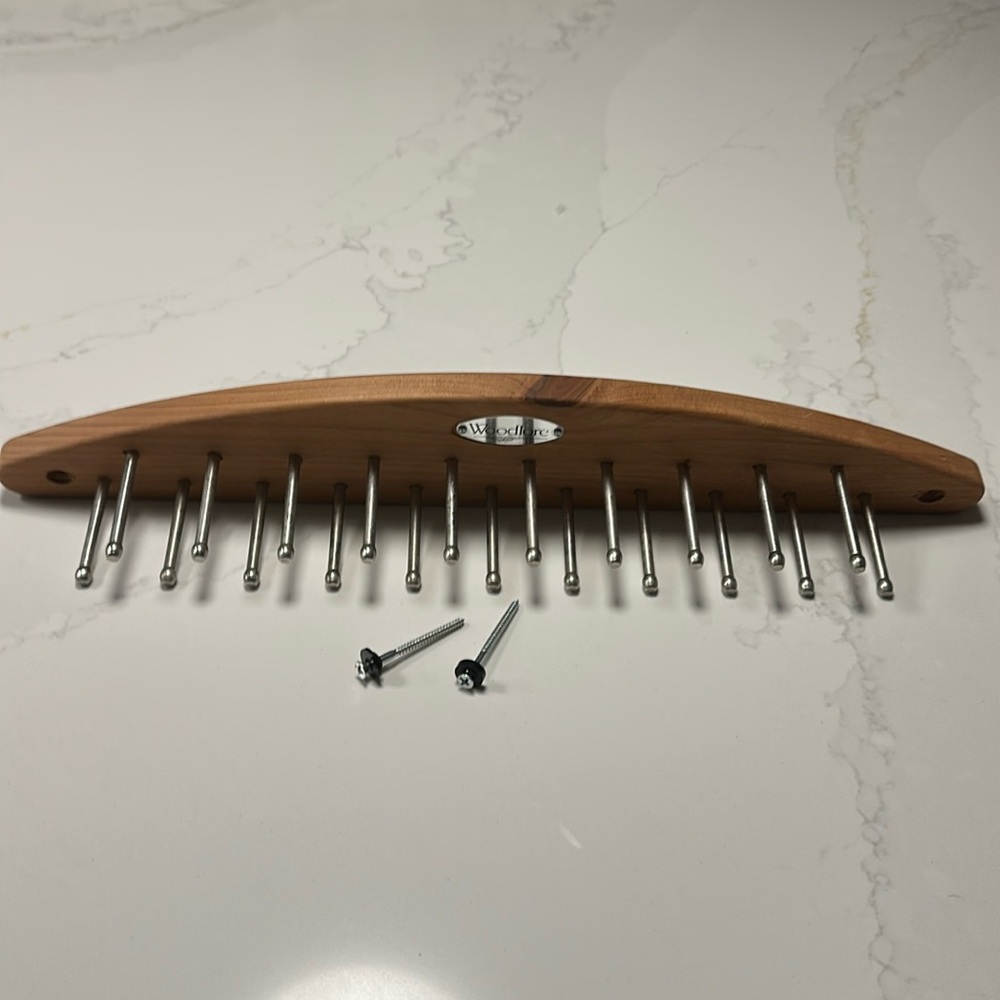 Woodlore Cedar Wall Tie Rack
